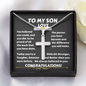 To My Son - Special - Stainless Steel Cross Necklace