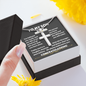 To My Son - Special - Stainless Steel Cross Necklace