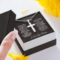 TO MY WONDERFUL MAN-Cross Necklace