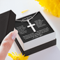 To My Beautiful Soulmate - Proudly- Crafted Cross Necklace M