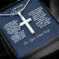 TO MY FUTURE HUSBAND-FAITH CROSS-Necklace