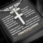 To My Son - Special - Stainless Steel Cross Necklace