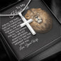 To My Husband- Cross Necklace
