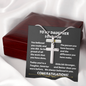 To My Daughter - Thoughtful - Stainless Steel Cross Necklace