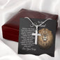 To My Husband- Cross Necklace