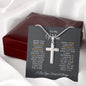 To My Man - Cross Necklace