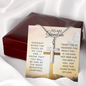 To My Grandson- SPECIAL- Stainless Steel Cross Necklace