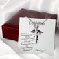 To My Nurse- Congratulations Well Done-Faith Cross Necklace