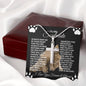 To My Soulmate - Cross Necklace
