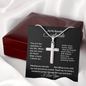 To My Beautiful Soulmate - Proudly- Crafted Cross Necklace M