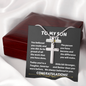 To My Son - Special - Stainless Steel Cross Necklace