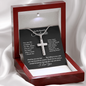 To My Beautiful Soulmate - Proudly- Crafted Cross Necklace M