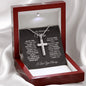 TO MY WONDERFUL MAN-Cross Necklace