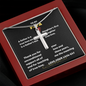 To My PAPA - Love - Stainless Steel Cross Necklace