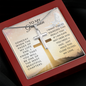 To My Grandson- SPECIAL- Stainless Steel Cross Necklace