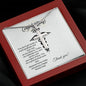 To My Nurse- Congratulations Well Done-Faith Cross Necklace