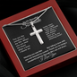 To My Beautiful Soulmate - Proudly- Crafted Cross Necklace M