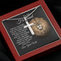 To My Husband- Cross Necklace