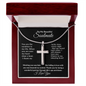 To My Beautiful Soulmate - Proudly- Crafted Cross Necklace M