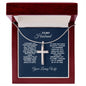 TO MY HUSBAND-FAITH- CROSS NECKLACE