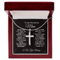 TO MY WONDERFUL MAN-Cross Necklace