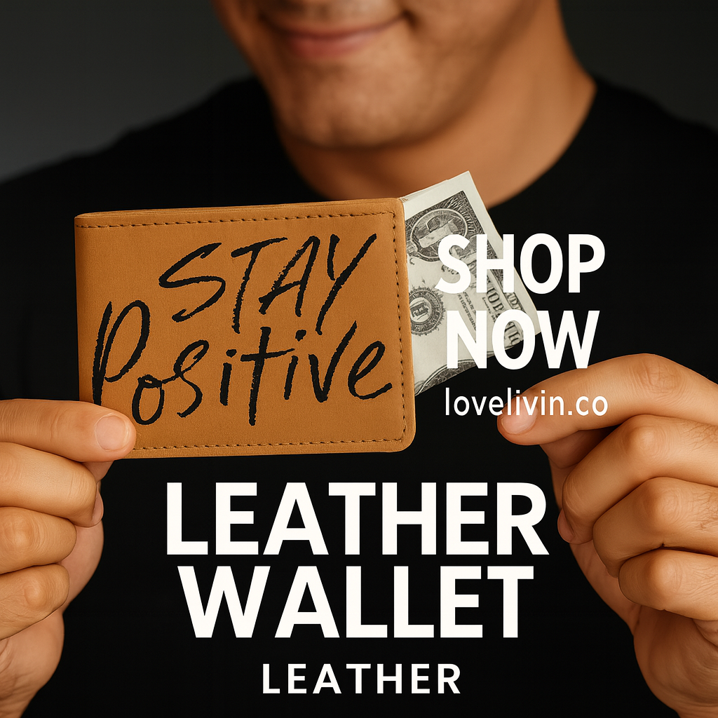 ------LEATHER WALLET-GRAPHIC- GIFT