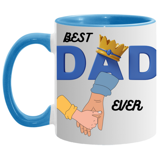 BEST DAD EVER-11 oz. Accent Mug