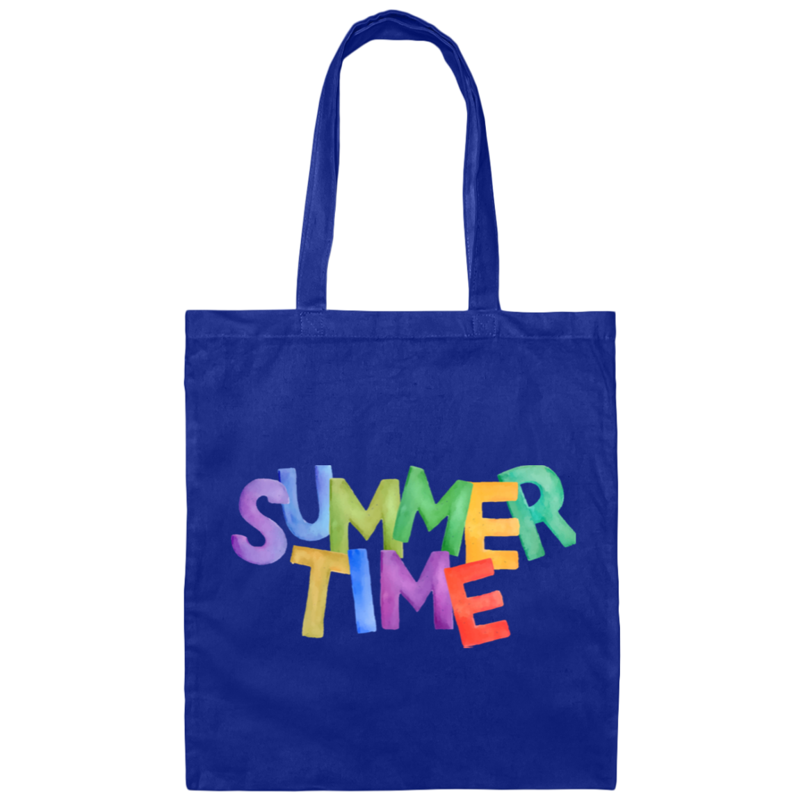 TOTE SUMMERTIME-BAG 100% COTTON CANVAS
