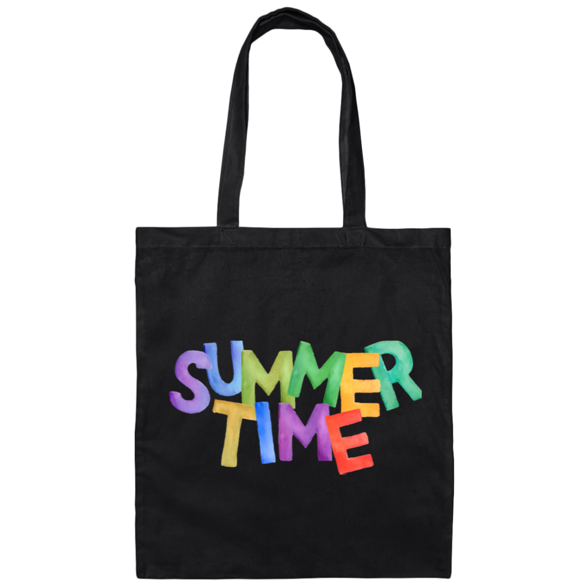 TOTE SUMMERTIME-BAG 100% COTTON CANVAS