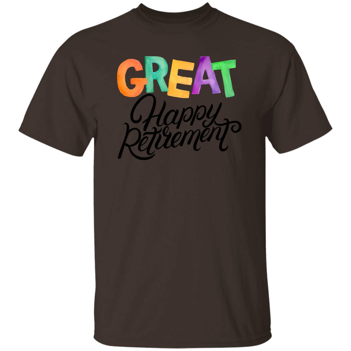 Great Happy Retirement-100% Cotton-T-Shirt
