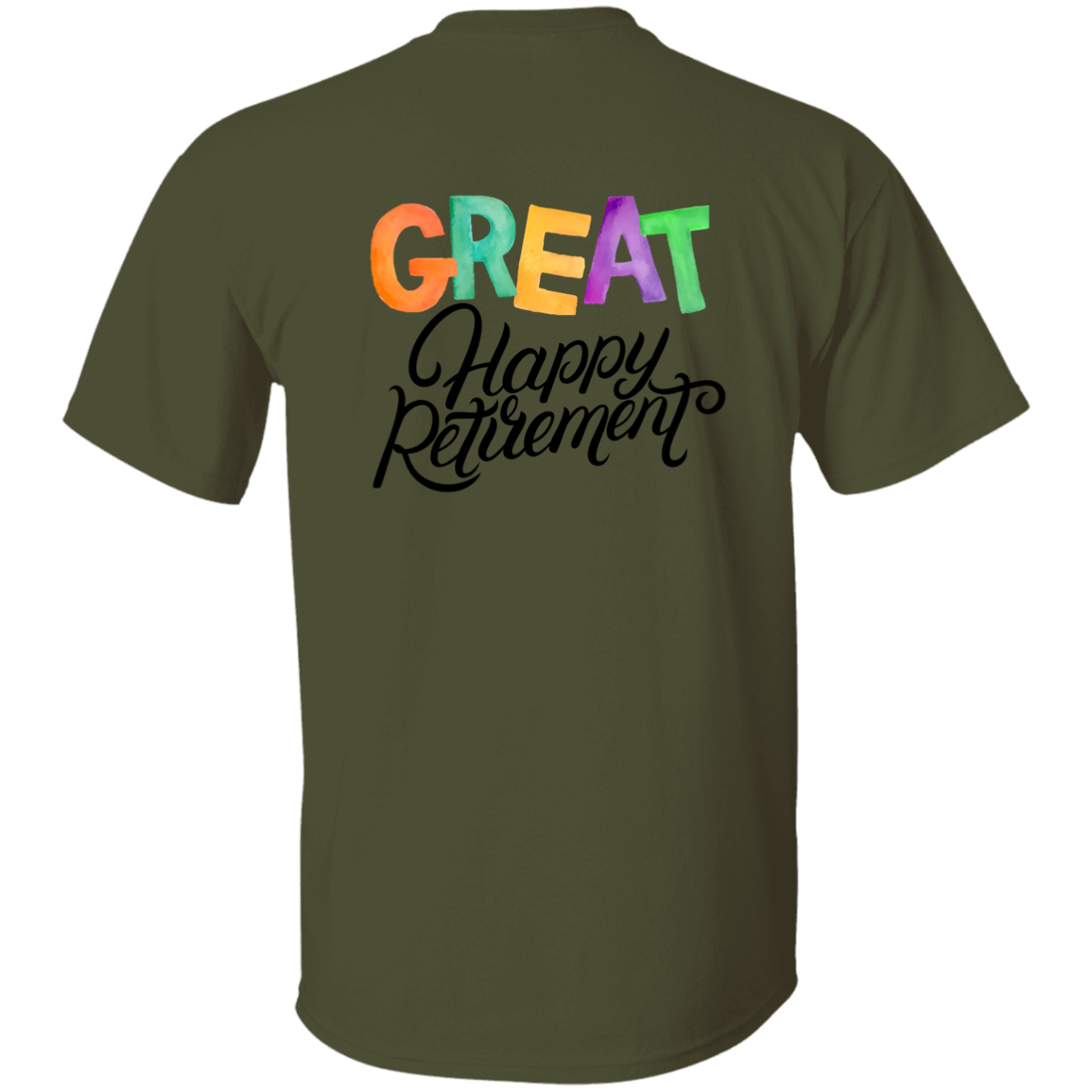 Great Happy Retirement-100% Cotton-T-Shirt