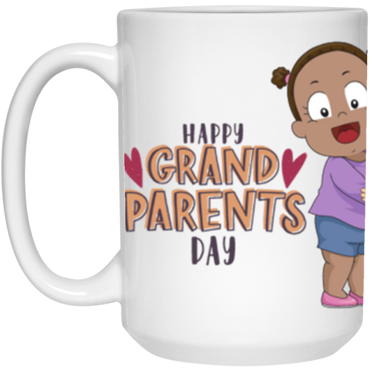 HAPPY  GRANDPARENTS DAY -MUG 21504 15 oz. White Mug