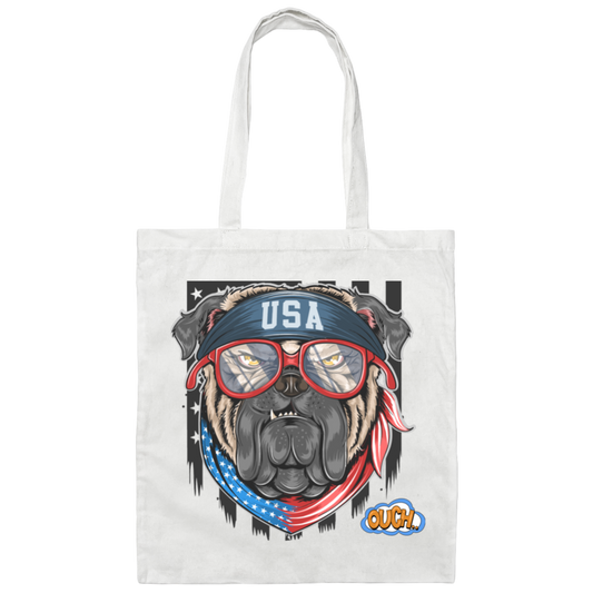 USA DOG-OUCH-100% Cotton Canvas Bag