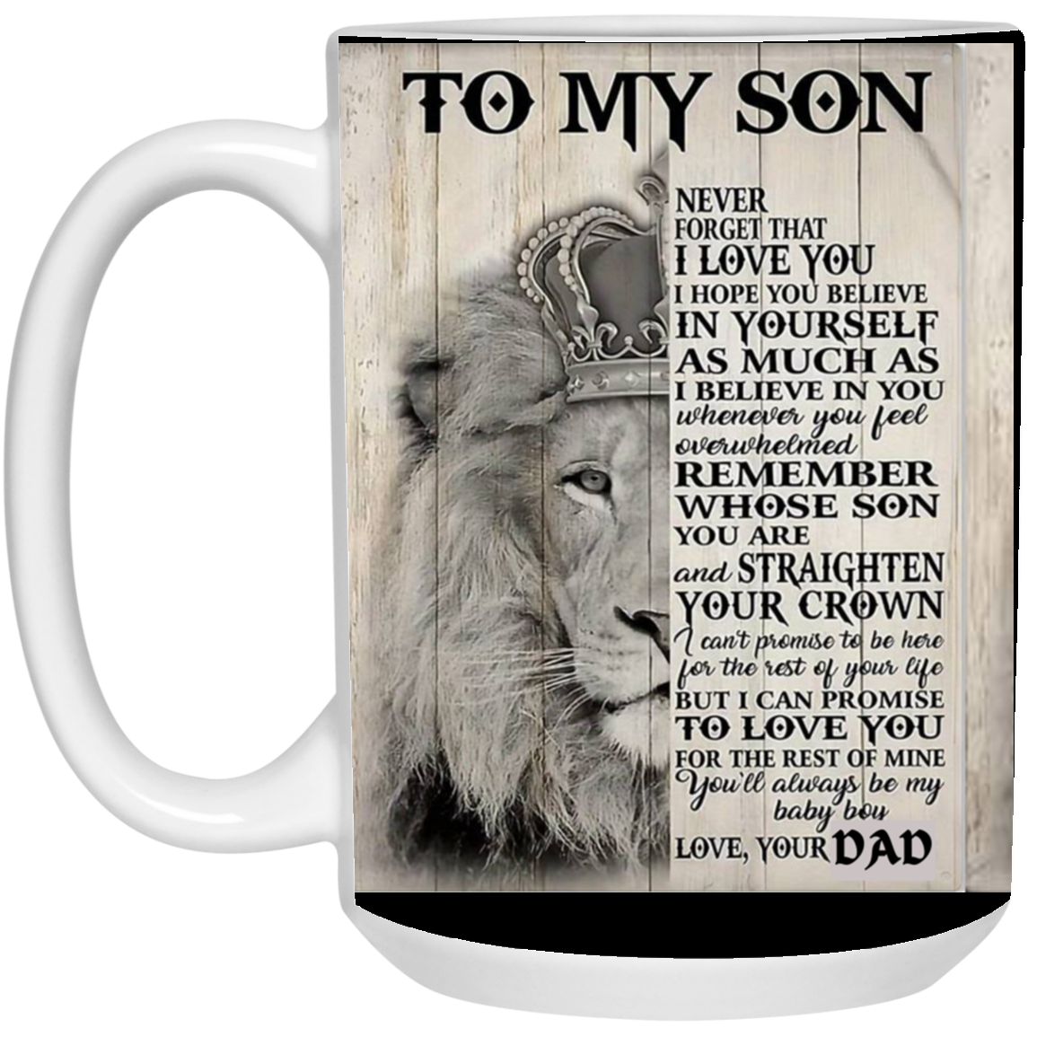 To My Son Never Forget King-DAD -Premium Mink Sherpa Blanket 50x60