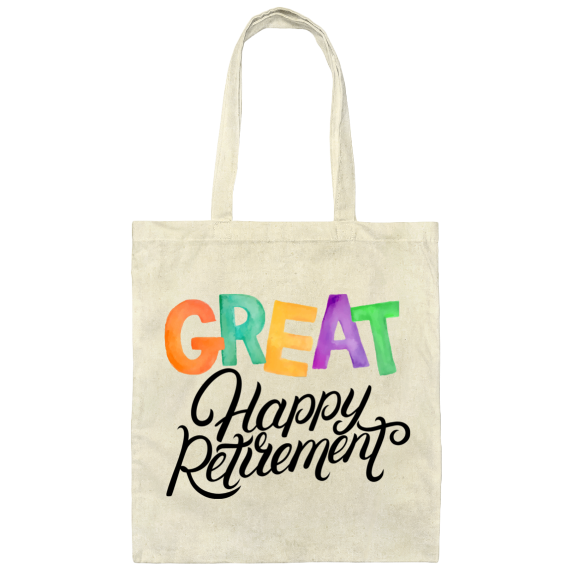 Great Happy Retirement-Tote Weekend Bag