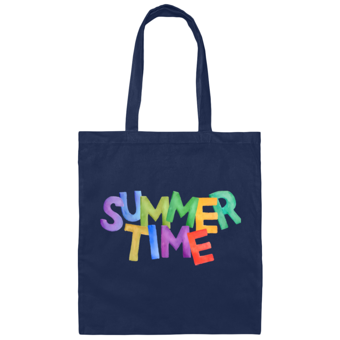 TOTE SUMMERTIME-BAG 100% COTTON CANVAS