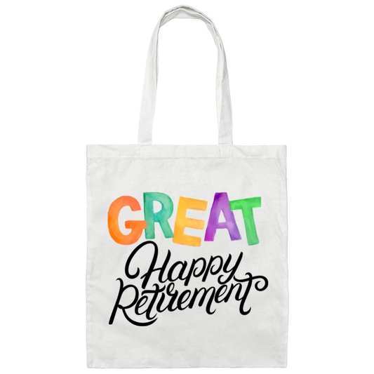 Great Happy Retirement-Tote Weekend Bag