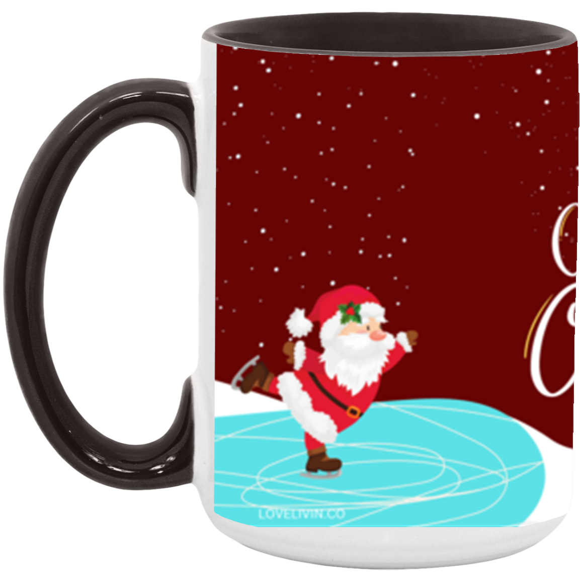 2-Red Merry Christmas Mug-Wrap