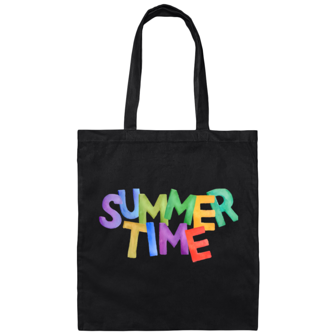 TOTE SUMMERTIME-BAG 100% COTTON CANVAS