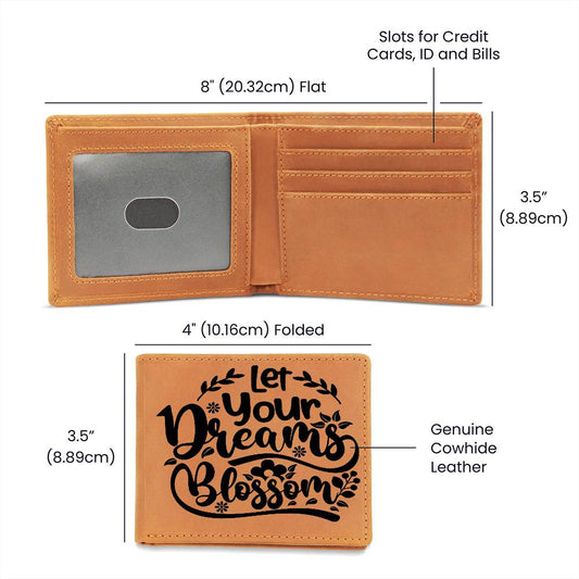 Let Your Wallet Blossom-Graphic Leather Wallet is the Perfect Gift