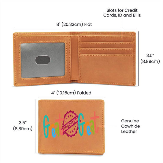 Great Superstar-Graphic Leather Wallet