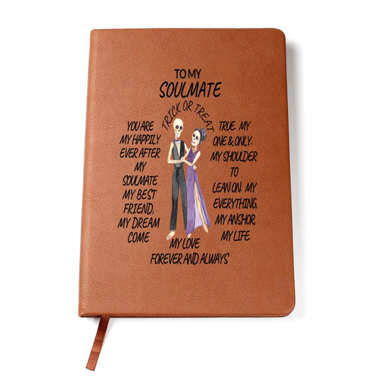 To My Lovely Soulmate-Trick or Treats-Graphic Leather Journal