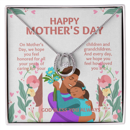 Happy Mother's Day- You're Unique-Lucky In Love Necklace