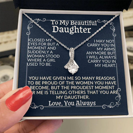 Alluring Beauty Necklace for Daughter - Heartfelt Gift - Jewelry