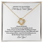 First Day of School-Love Knot Necklace
