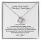 First Day of School-Love Knot Necklace