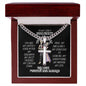 To My Lovely Soulmate-Halloween-Cuban Chain Cross Necklace