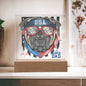 USA DOG Super Dad-Square Shaped Acrylic Plaque!