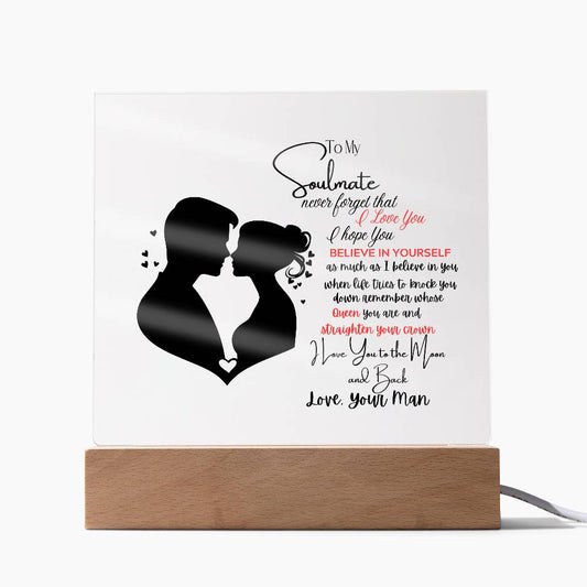 To My Soulmate| I Hope You |Acrylic