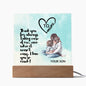 To Mama - Thank You-Square Acrylic Plaque ❤️